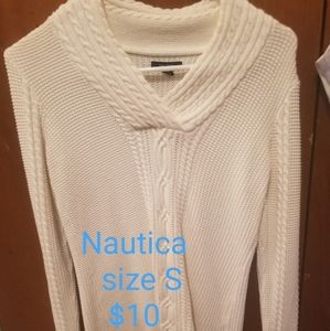 White Nautica Sweater